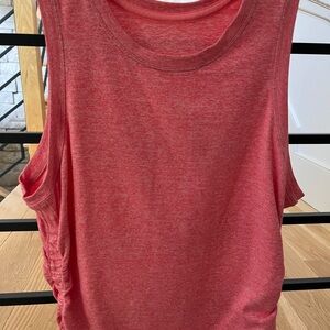 Lululemon Athletica Red Sleeveless Muscle Tee Tank Top size 8